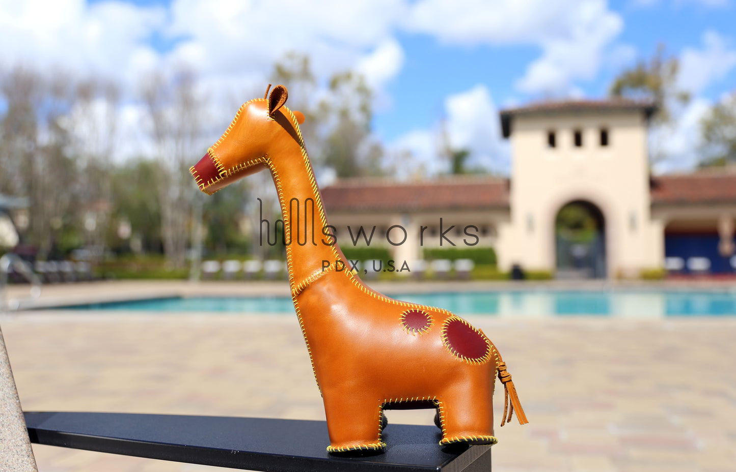 [Digital file] Handmade Leather giraffe pattern-PDF file-Tutorial included