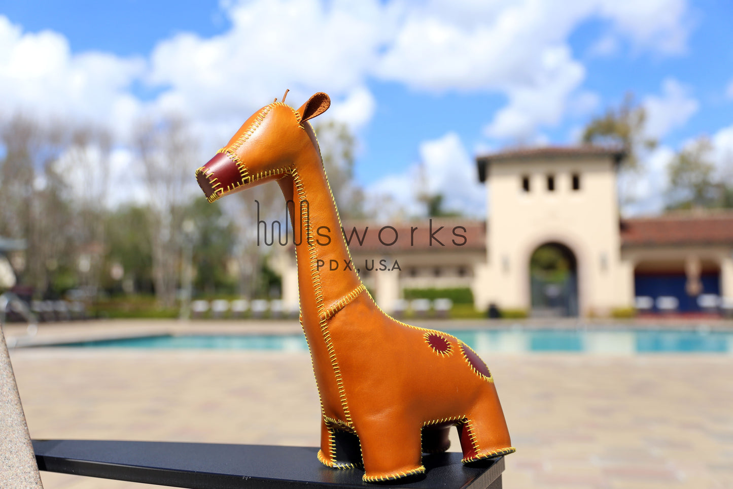 [Digital file] Handmade Leather giraffe pattern-PDF file-Tutorial included