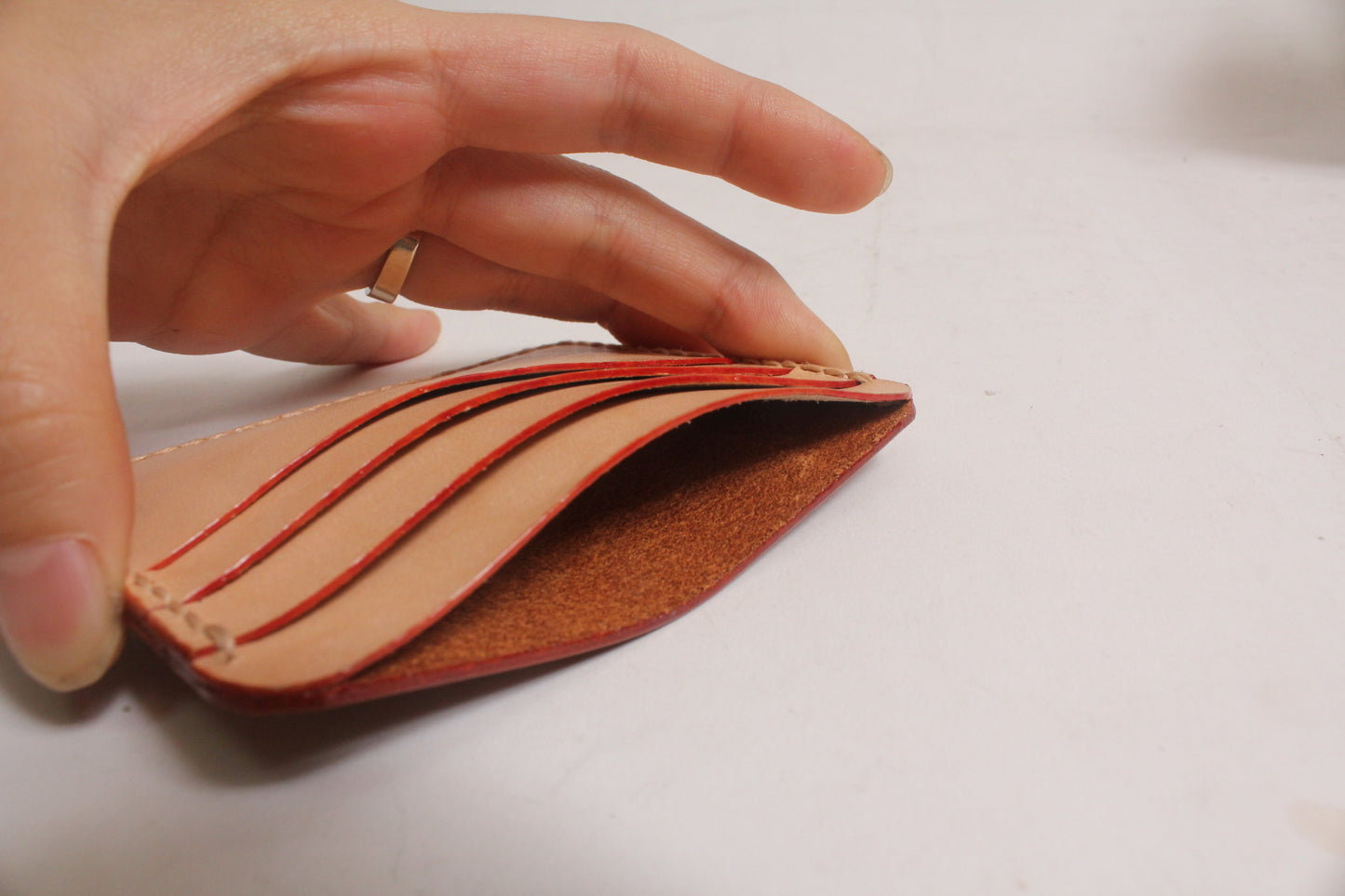 One day class-Leather card case workshop