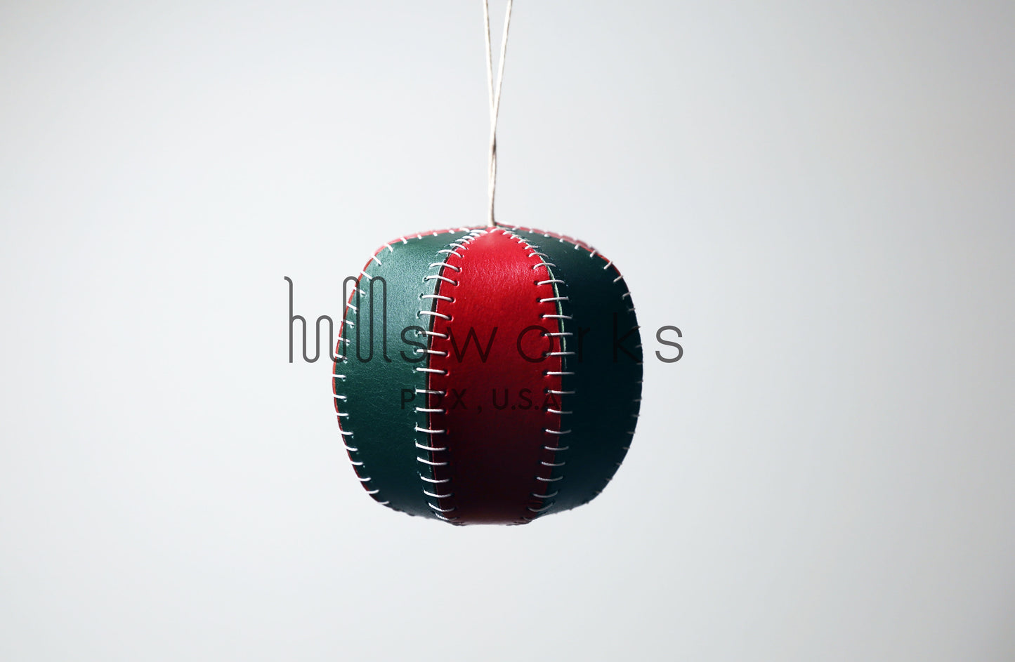 [Digital file] Handmade Leather Christmas ornament pattern (2 types)-Christmas ball-PDF file-Tutorial included